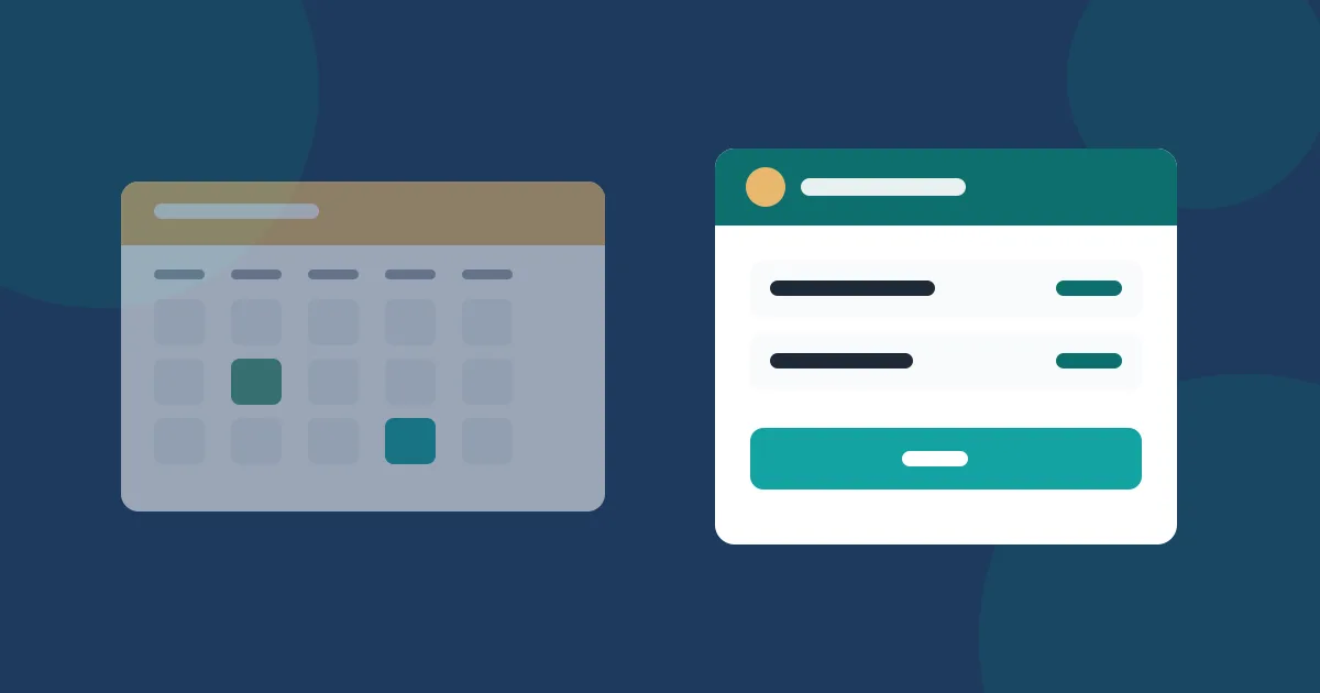 A general-purpose scheduler beside a wellness-specific booking page
